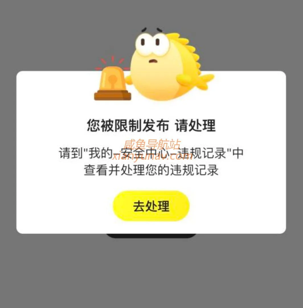 闲鱼说我违规,但是却查不到违规记录,该怎么处理?
