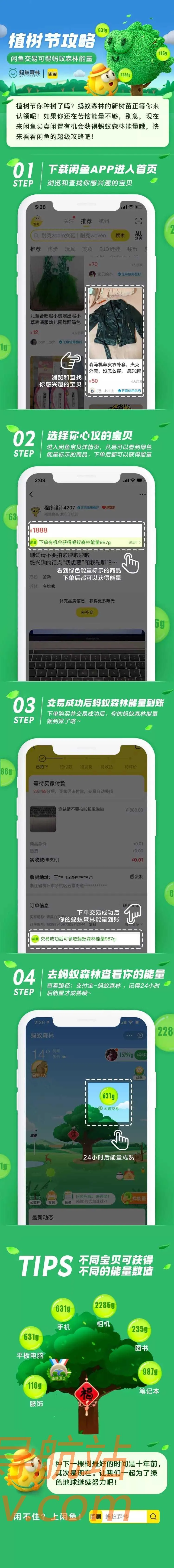 利用闲鱼刷能量?官方出品「如何快速攒能量种树攻略」